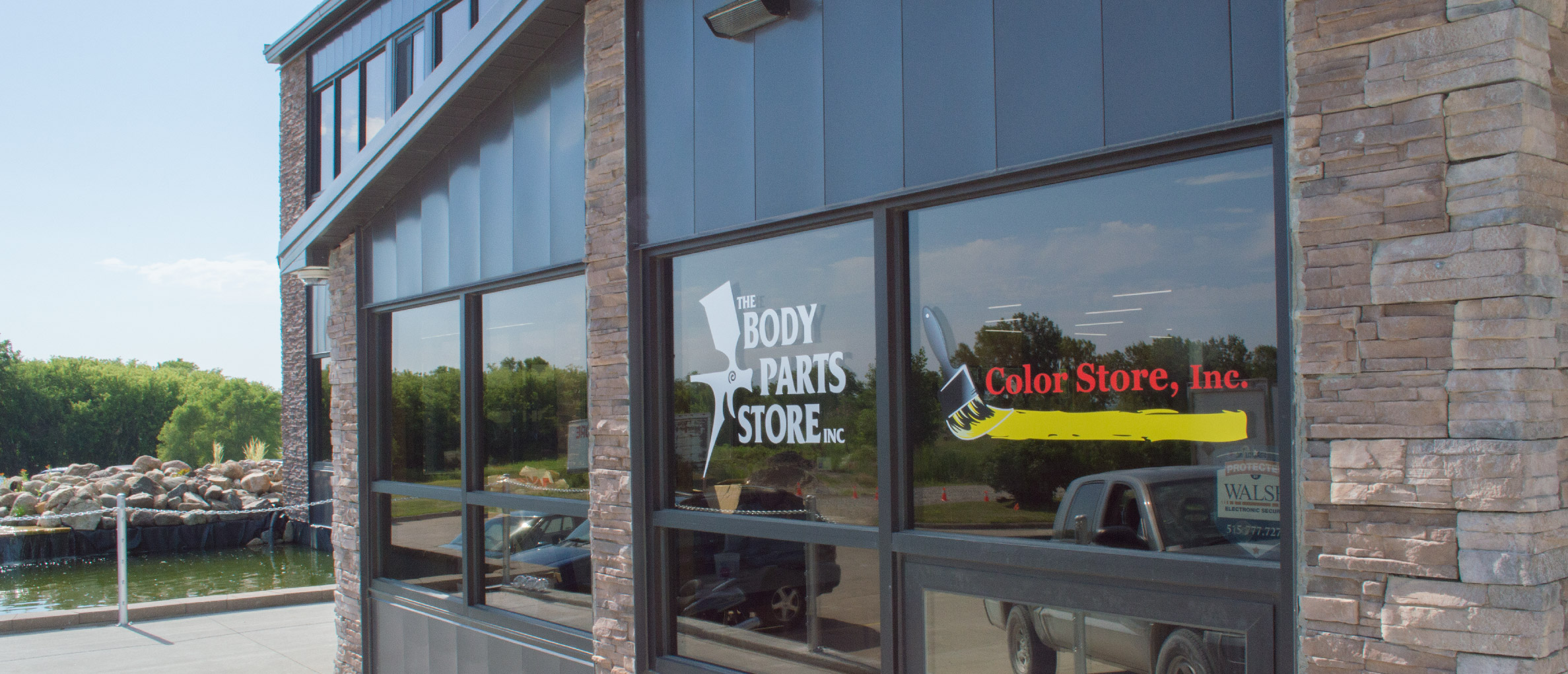 body parts store exterior