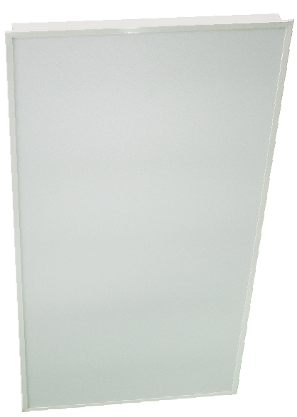 LP flat panel troffer