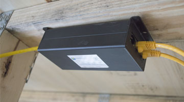 GENISYS IntelliDrive mounted and cabled with Ethernet