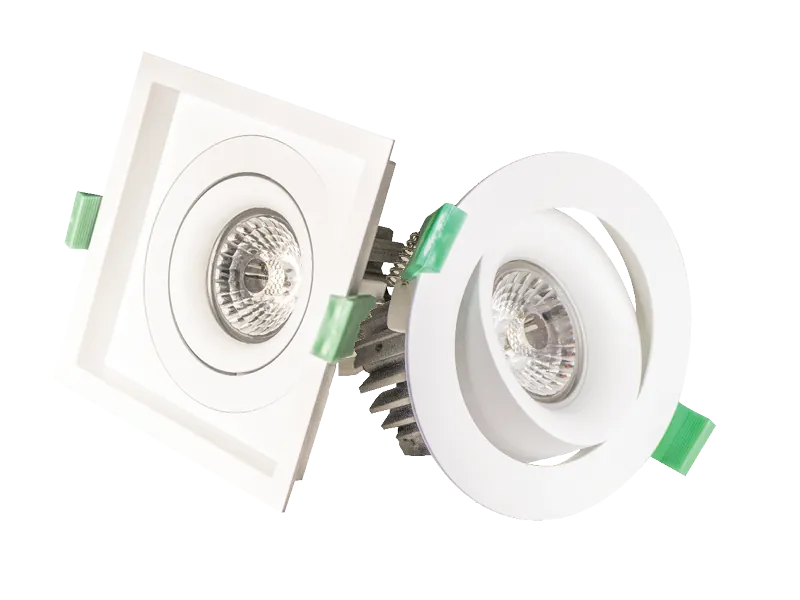 GENISYS Envision square and round directional downlights