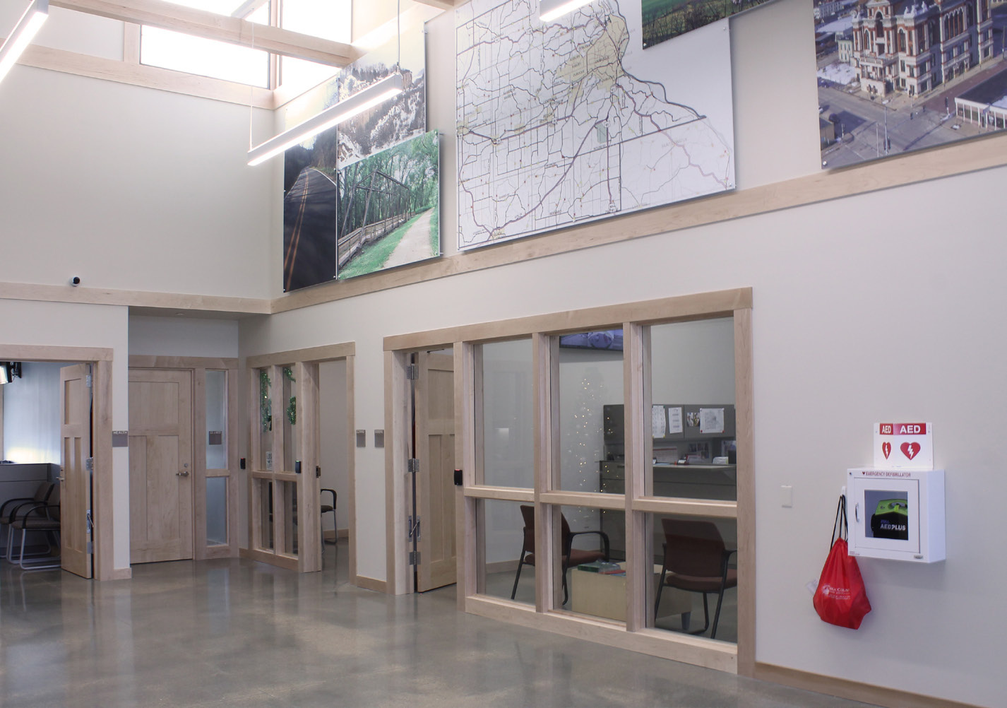 Dubuque County West Campus with GENISYS PoE lighting