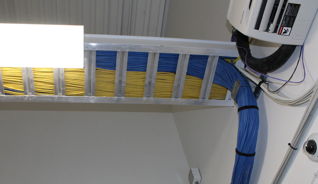 Dubuque Secondary Roads Facility interior lit with GENISYS PoE fixtures