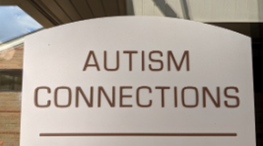 Autism Connections sign at Judson Center in Royal Oak, Michigan