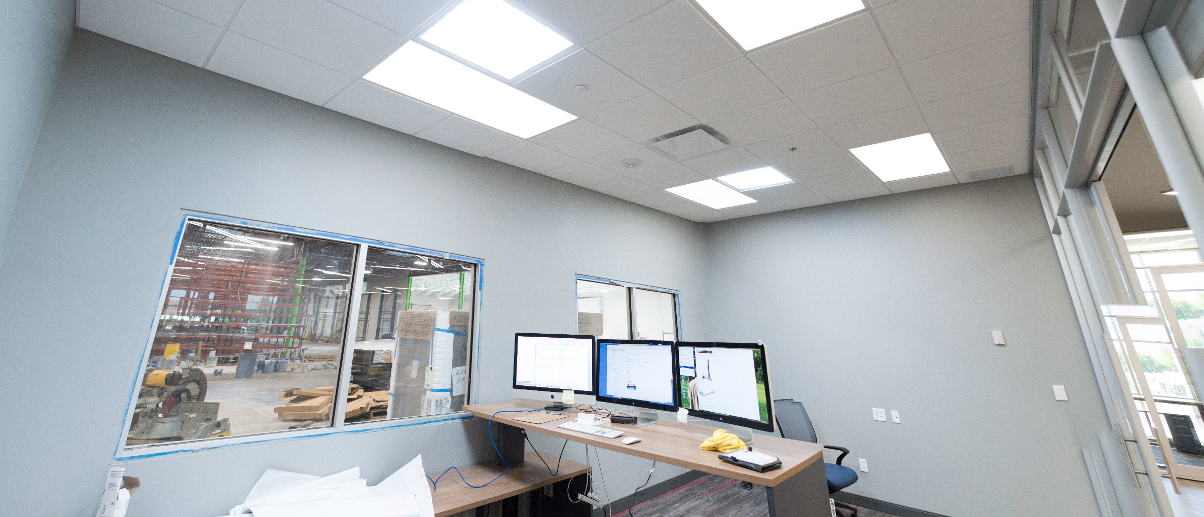 MidAmerican Aerospace campus with GENISYS PoE lighting