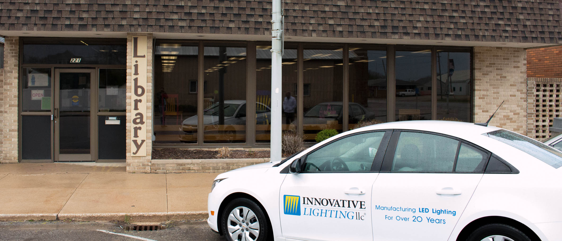 Roland Public Library GENISYS PoE lighting installation with tunable troffer fixtures